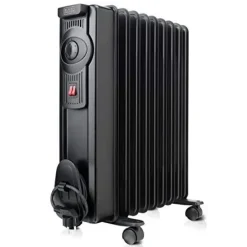 Black+Decker Radiatore ad Olio ad 1500 W Nero
