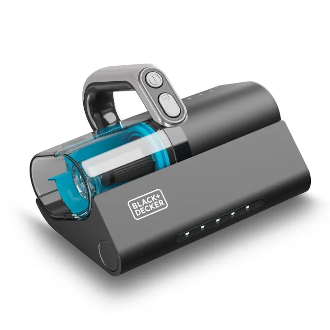 BLACK & DECKER - Scopa elettrica BXMC400E, 400 Watt, filtro HEPA, turbo spazzola, funzione aspirabriciole - Nero e Blu