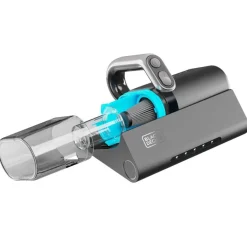 BLACK & DECKER - Scopa elettrica BXMC400E, 400 Watt, filtro HEPA, turbo spazzola, funzione aspirabriciole - Nero e Blu