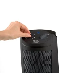 BLACK & DECKER - Termoventilatore Ceramico a Torre Stufa Elettrica Potenza 2000 Watt Termostato - BXSH 2002E