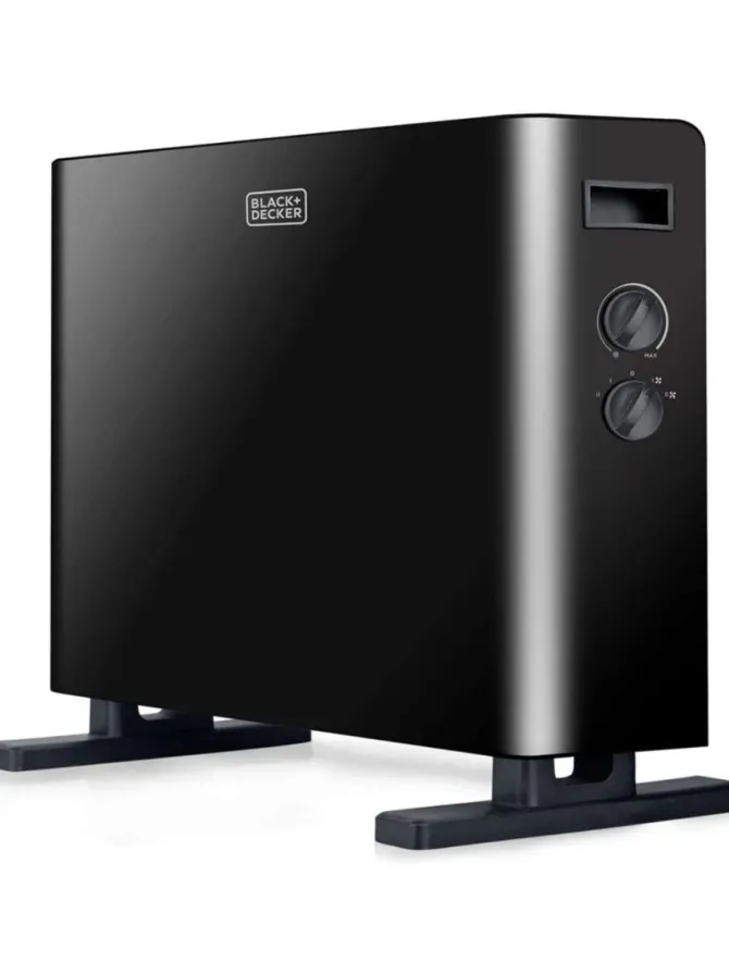 Black+Decker - Termoventilatore digitale nero 2000W - BXCSH2000E