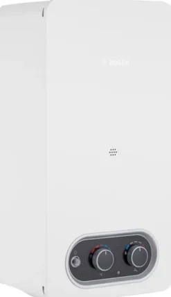 BOSCH Scaldabagno a Gas Metano a Camera Aperta Capacità 10 Litri Potenza 1740 Watt colore Bianco - T4004