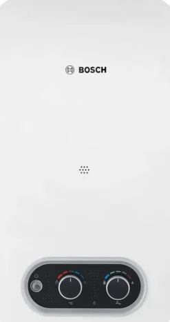 BOSCH Scaldabagno a Gas Metano a Camera Aperta Capacità 10 Litri Potenza 1740 Watt colore Bianco - T4004
