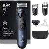 Braun BeardTrimmer 7 BT7520 lama Ultra Sharp ProBlade, lunghezza taglio 2cm - Nero e Blu