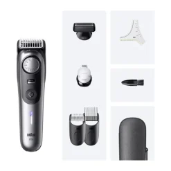 Braun BeardTrimmer 9 BT9520 regolabarba Batteria 52 2cm Nero e Grigio