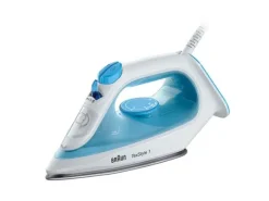 BRAUN - Ferro da stiro a vapore SI1050BL, 2000 Watt, serbatoio 220ml, Pressione 120 bar - bianco