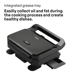 Braun MultiFry 5 - Friggitrice ad aria calda per cottura a basso contenuto di grassi, facile preparazione con 8 programmi di cottura, cestello di cottura senza PFAS con capacità 6L, da 80 °C a 200 °C