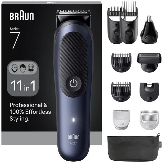 BRAUN - Rasoio AIO 7540-BLU