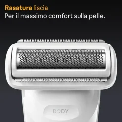 BRAUN - Rasoio BG 5550 dry, autonomia 100 minuti, tecnologia SkinGuard - Bianco