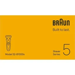 BRAUN - Rasoio SHAVER 52-B1000S-BLU