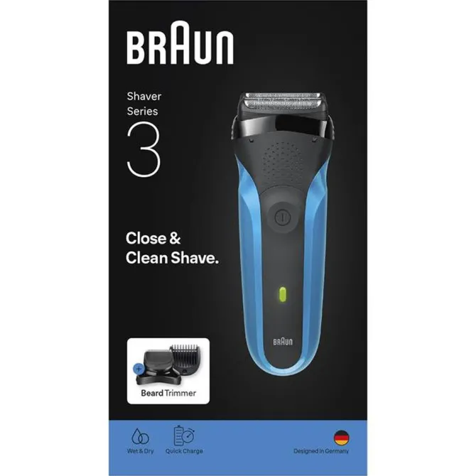 BRAUN - Rasoio SHAVER 310BT-BLU