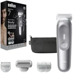 Braun Series 7 BG7550 rasoio elettrico regolabarba, SmartLight - grigio