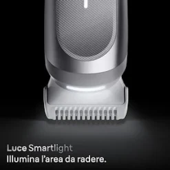 Braun Series 7 BG7550 rasoio elettrico regolabarba, SmartLight - grigio