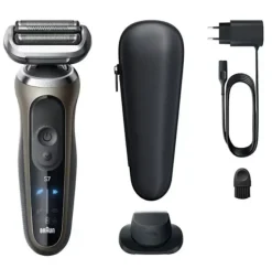 Braun Series 7 72-C1200s Trimmer Nero, Bronzo, Acciaio inox