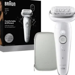 BRAUN SILK-EPIL 9 9-000 WET&DRY RICARICABILE SE9-000SIL 40 PIN. MICRO GRIP