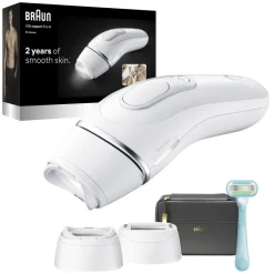 Braun Silk·expert Pro 5, Epilatore Luce Pulsata Smart, Epilazione Laser Peli Donna A Casa, Riduzione Permanente Dei Peli, Con 2 Testine, Custodia E Rasoio Gillette Venus, PL5234