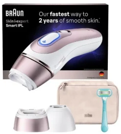 Braun Skin i expert Luce pulsata intensa (IPL) Rose Gold, Bianco