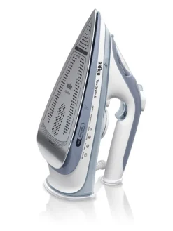 Braun TexStyle 5 SI 5078 GY Ferro da stiro EloxalPlus soleplate 2800 W Grigio, Bianco