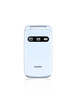 Brondi Amico Favoloso Bianco Metal Telefono Cellulare Senior