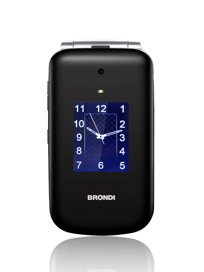 Brondi Amico Supervoice 2.8" Nero Telefono per anziani