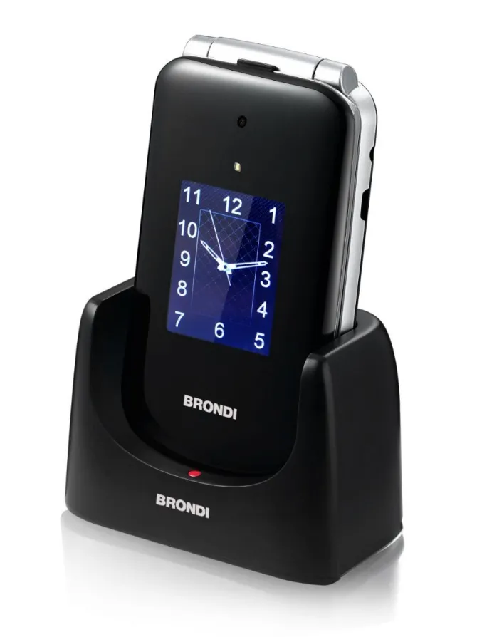 Brondi Amico Supervoice 2.8" Nero Telefono per anziani
