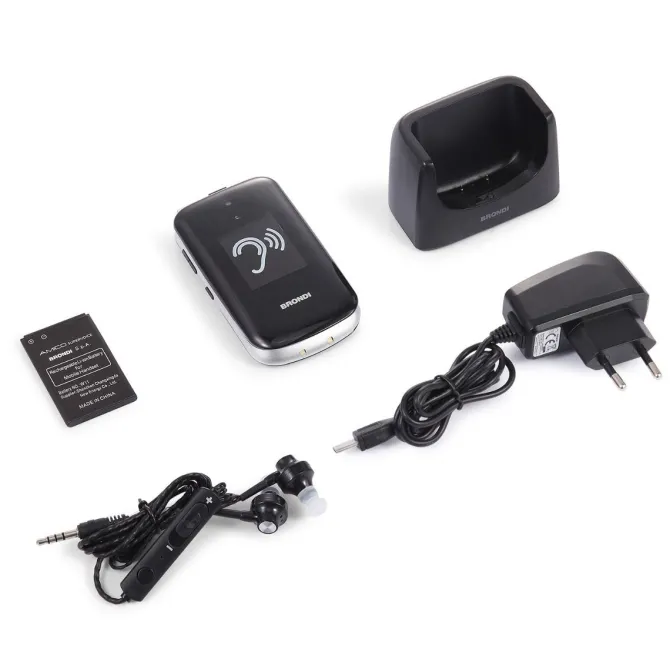Brondi Amico Supervoice 2.8" Nero Telefono per anziani