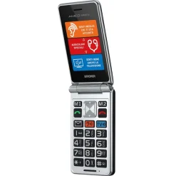 Brondi 10282060 cellulare 7,11 cm (2.8'') 119 g Nero, Argento Telefono per anziani