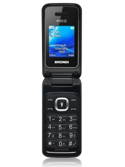 Brondi Fox Easyphone Dual SIM 1.77" 1.3 MP 600 mAh, Black