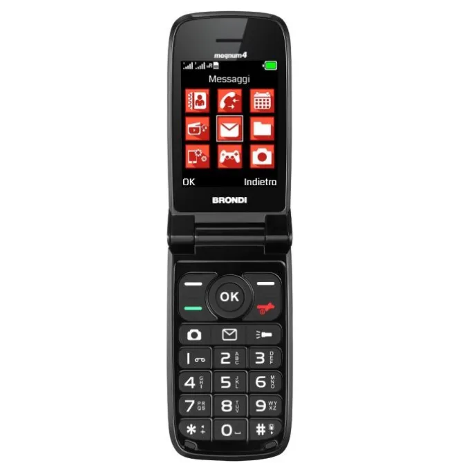 Brondi Magnum 4 7,11 cm (2.8") Nero Telefono cellulare basico