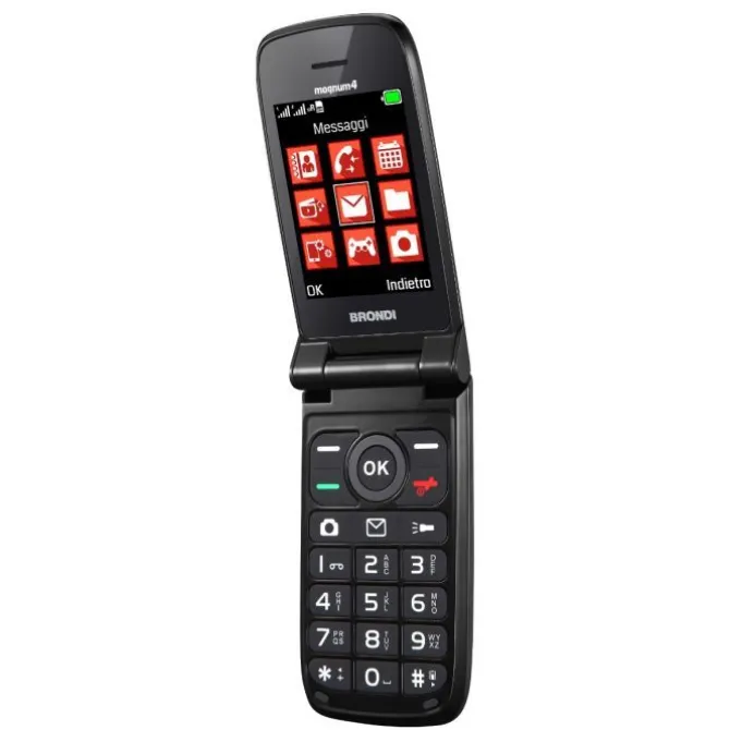 Brondi Magnum 4 7,11 cm (2.8") Nero Telefono cellulare basico
