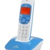 Brondi Nice, colore azzurro - Telefono cordless con display illuminato, Vivavoce, Identificativo del chiamante, Rubrica