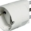 BTicino S3624DE Adattatore Presa Tedesca, Bianco, 16A