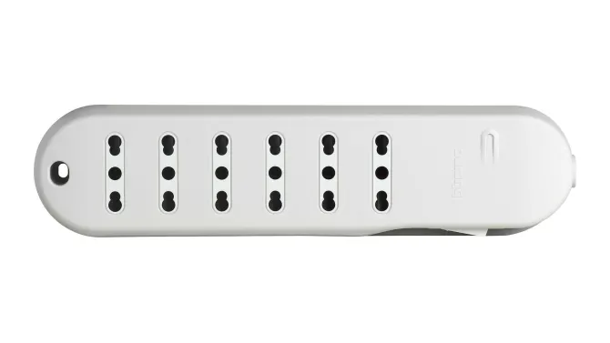 bticino Slim6 prolunghe e multiple 1,5 m 6 presa(e) AC Interno - Bianco