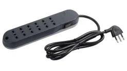 bticino Slim6 prolunghe e multiple 1,5 m 6 presa(e) AC Interno - Grigio