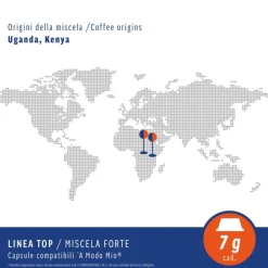 Caffè Toraldo - Linea TOP 30 capsule compatibili A Modo Mio