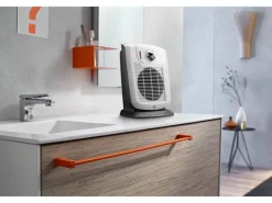 Caldobagno DeLonghi HBC 3030 Stufetta con elettroventola Bianco 2000 W Per stanze fino a (m³) 60