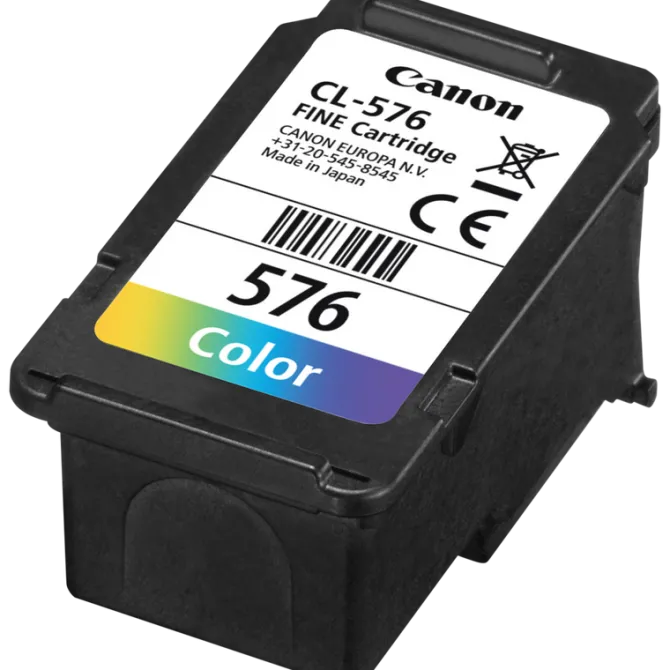 CANON - Cartuccia CL-576 colori: Ciano, Magenta, Giallo, 6,2 ml - stampa Inkjet