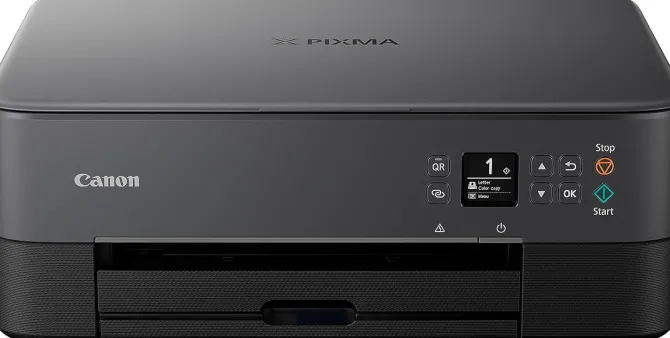 CANON - Multifunzione PIXMA TS5350I - Stampante WiFi con Display OLED, 3 in 1 Print, Wireless, Slot da 2 cartucce - Nero