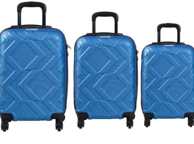 Capri Vice Set 3 pz di valigie trolley colore Blu Royal - Misura Grande/Media/Piccola