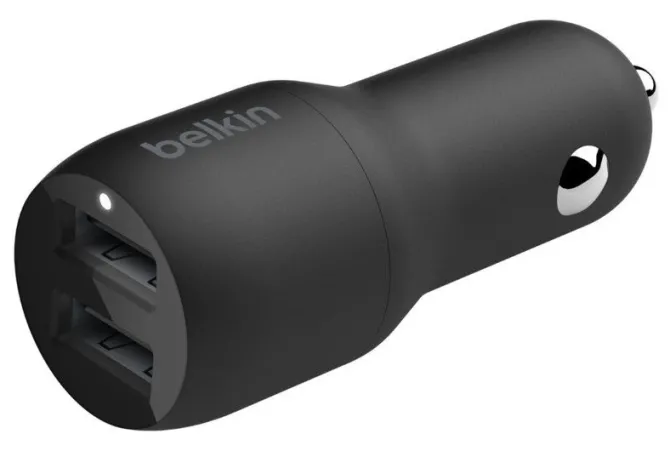 Caricabatteria Auto BELKIN 24W Doppia Porta USB-A