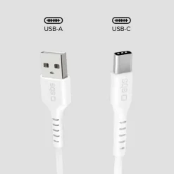 Cavo USB-A a USB-C 1m SBS – Ricarica e trasferimento dati veloce, antigroviglio