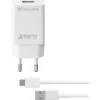 Cellularline Adaptive Fast Charger Kit 15W - USB-C - Samsung Caricabatterie da rete Fast Charger 15W con cavo USB-C Bianco