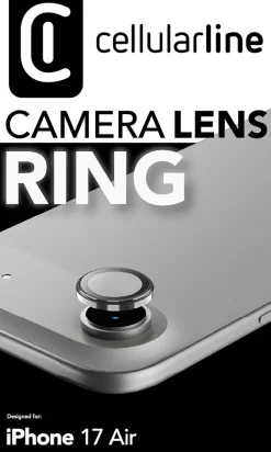 CELLULARLINE 8018080501920 CAMERA LENS RING Protezione Lente iPhone Trasparente