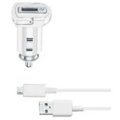 Cellularline CBRSMKIT10WMUSBW Auto Bianco caricabatterie per cellulari e PDA