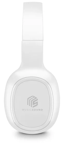 CELLULARLINE - Cuffie BASIC Music Sound CL/0412066, Bluetooth, remote control, autonomia 8h - Bianco