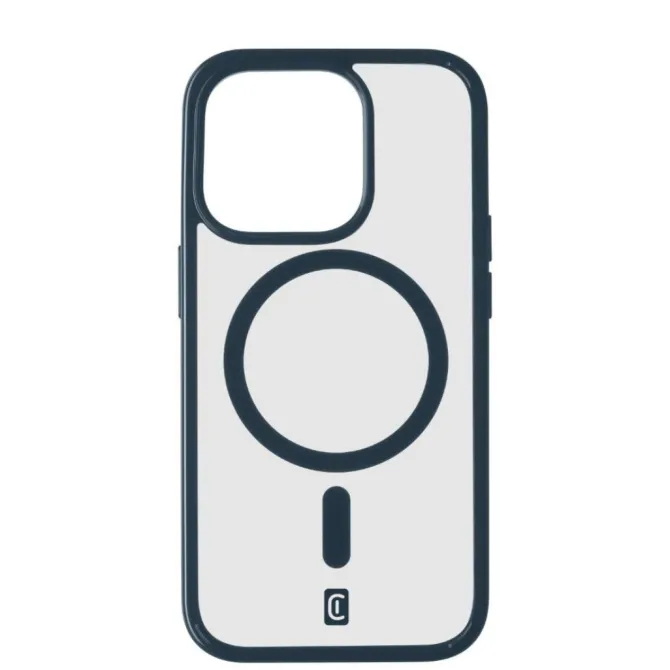 Cellularline - Custodia iPhone 15 Pro Blu Pop Mag