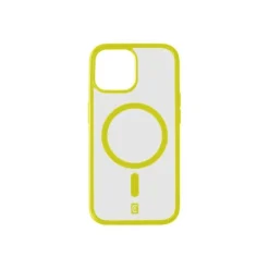 Cellularline - Custodia iPhone 15 Pro Lime Pop Mag