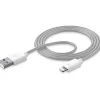 Cellularline Data Cable #Stylecolor - Lightning Cavo per la ricarica e sincronizzazione dei dati colorato Bianco