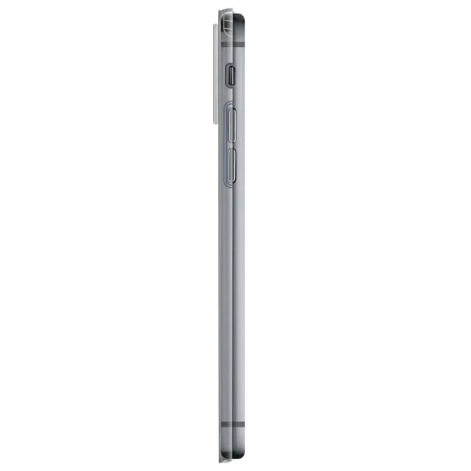 Cellularline Fine - iPhone 13 Pro Max Cover in gomma morbida ultra sottile e trasparente Trasparente