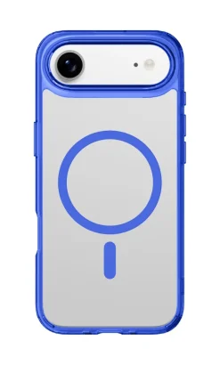 Cellularline ICONIC MAG Custodia MagSafe Trasparente con Bordi Colorati per iPhone